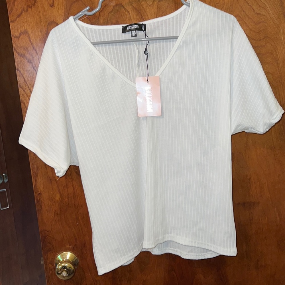 Missguided white shirt